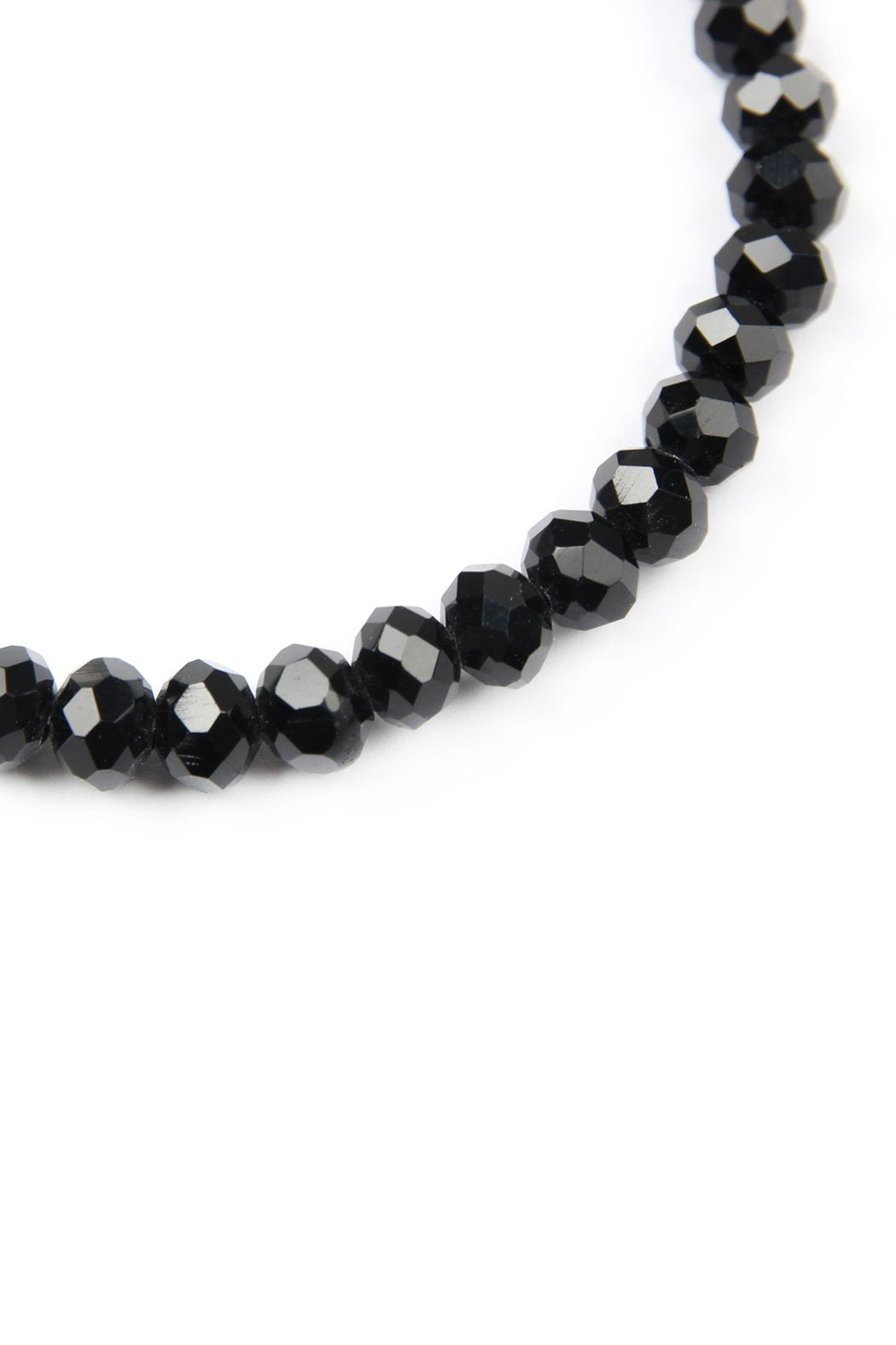 83593 - "Believe, Hope, Faith" 6mm Glass Beads Stretch Bracelet
