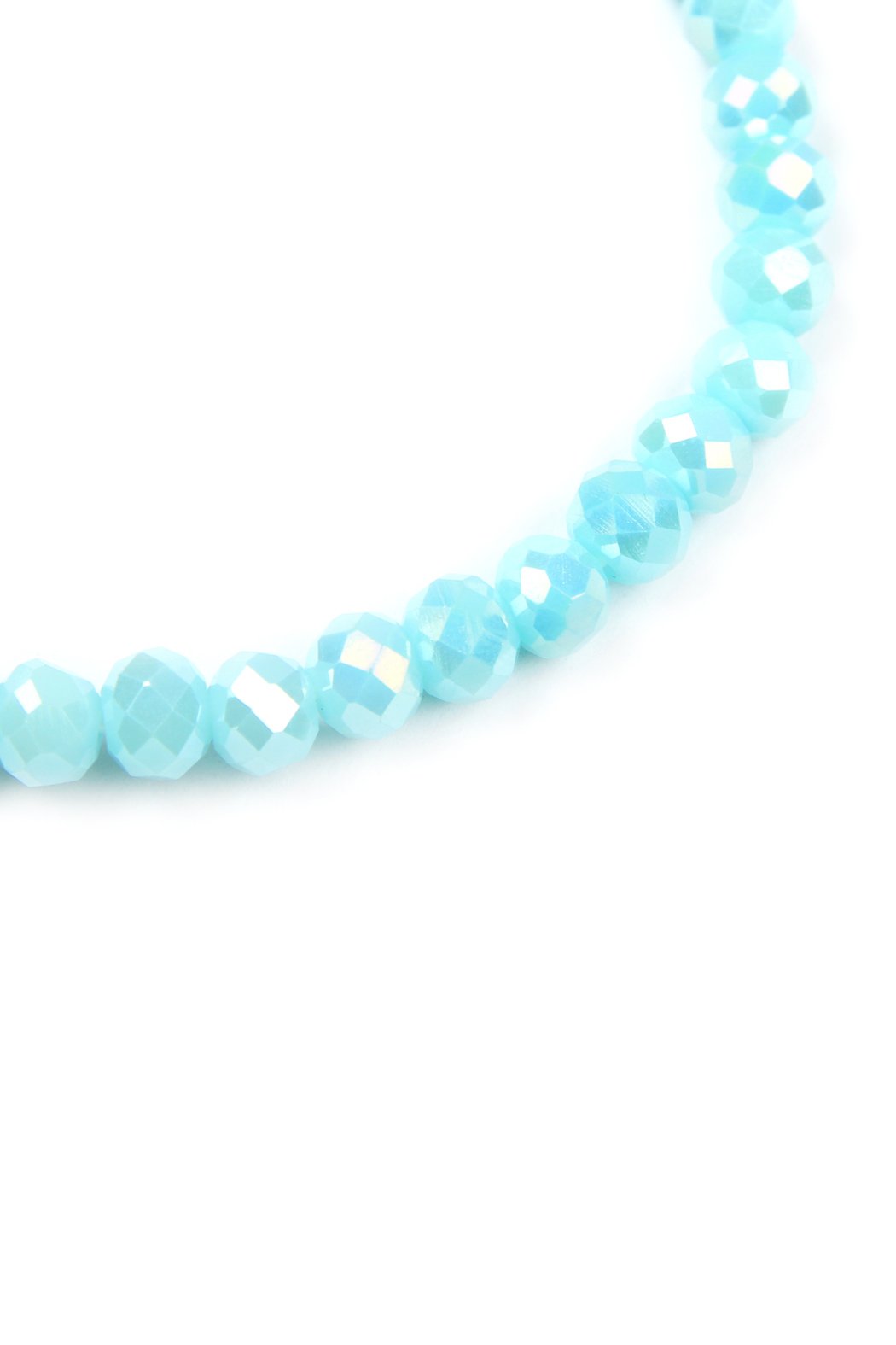 83593 - "Believe, Hope, Faith" 6mm Glass Beads Stretch Bracelet