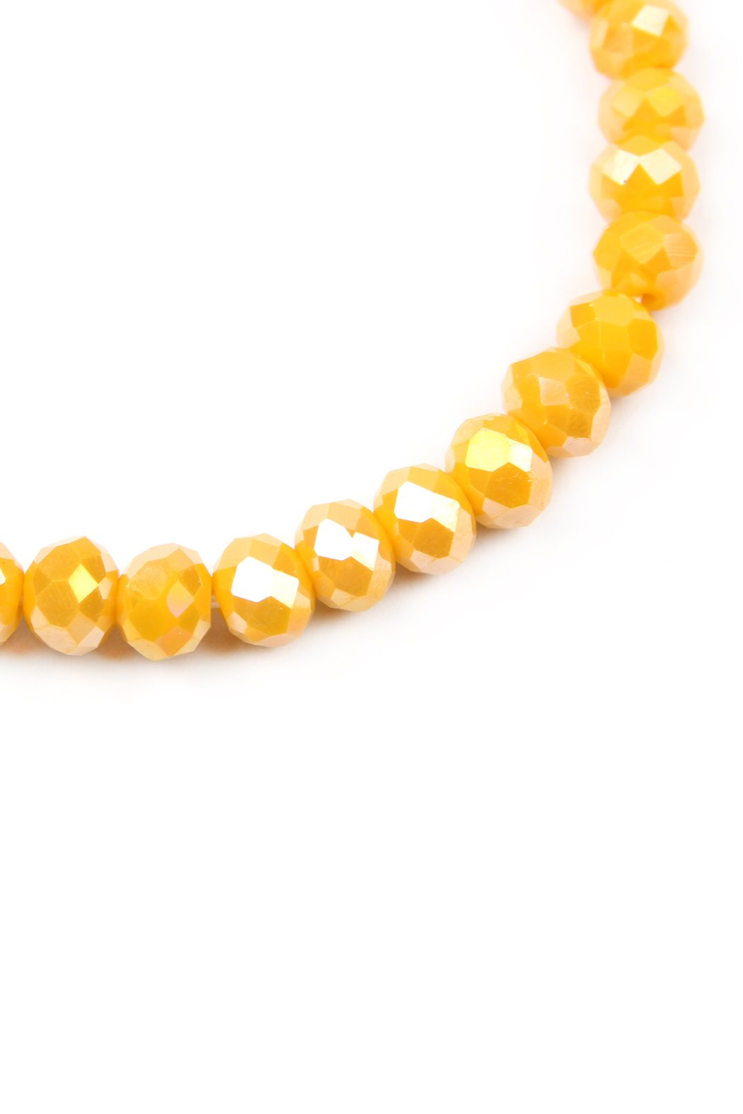 83593 - "Believe, Hope, Faith" 6mm Glass Beads Stretch Bracelet