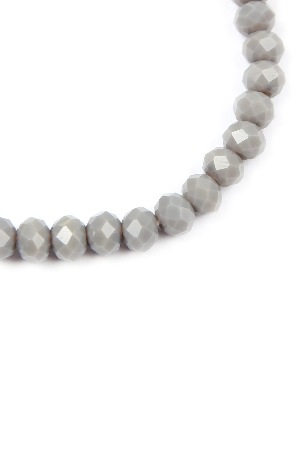 83593 - "Believe, Hope, Faith" 6mm Glass Beads Stretch Bracelet