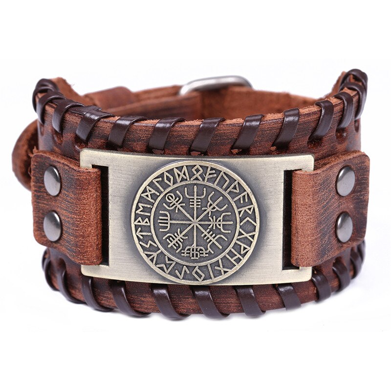 Wiccan Compass Viking Bracelet