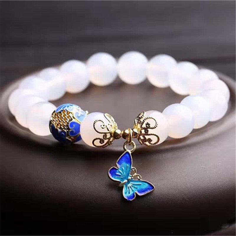 4mm Beads Handmade Bracelet Tree of Life Charm Bracelets African