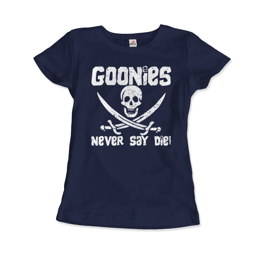 The Goonies Never Say Die Distressed Design T-Shirt