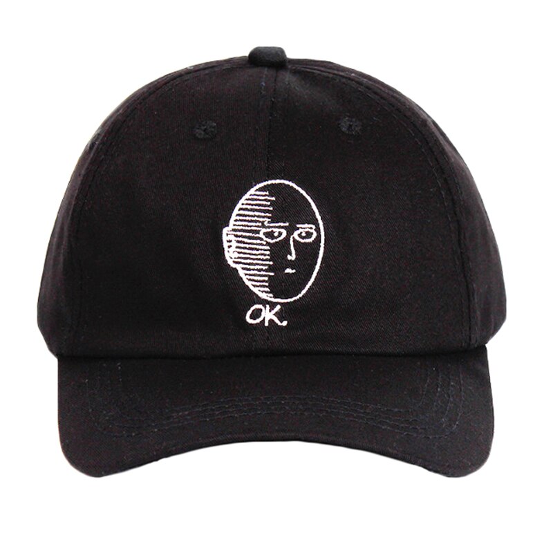 One Punch Man Dad Hat Anime Fan Embroidery Funny Hats For Women's Men Man Snapback Adjustable Unisex Leisure Baseball Cap TG0006