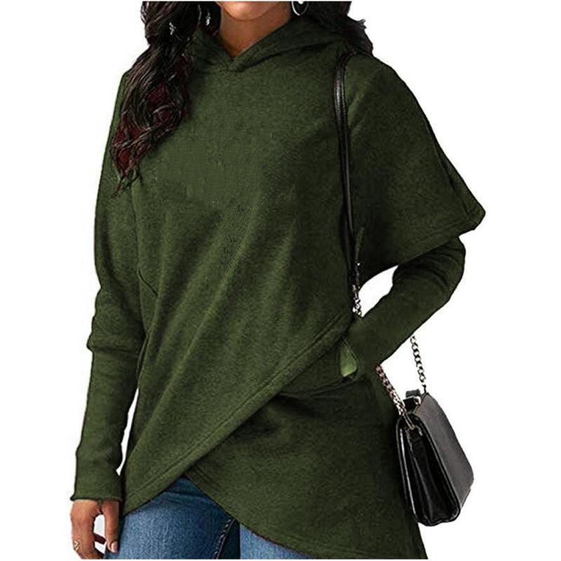 Women's plus size long sleeve pullover