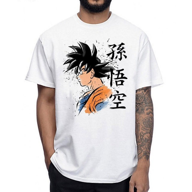 Dragon Ball T Shirt Super Saiyan Dragonball Z Dbz Son Goku Tshirt Japan Vegeta Anime T-shirt Men/Boy Tops Tee Shirt Dropship