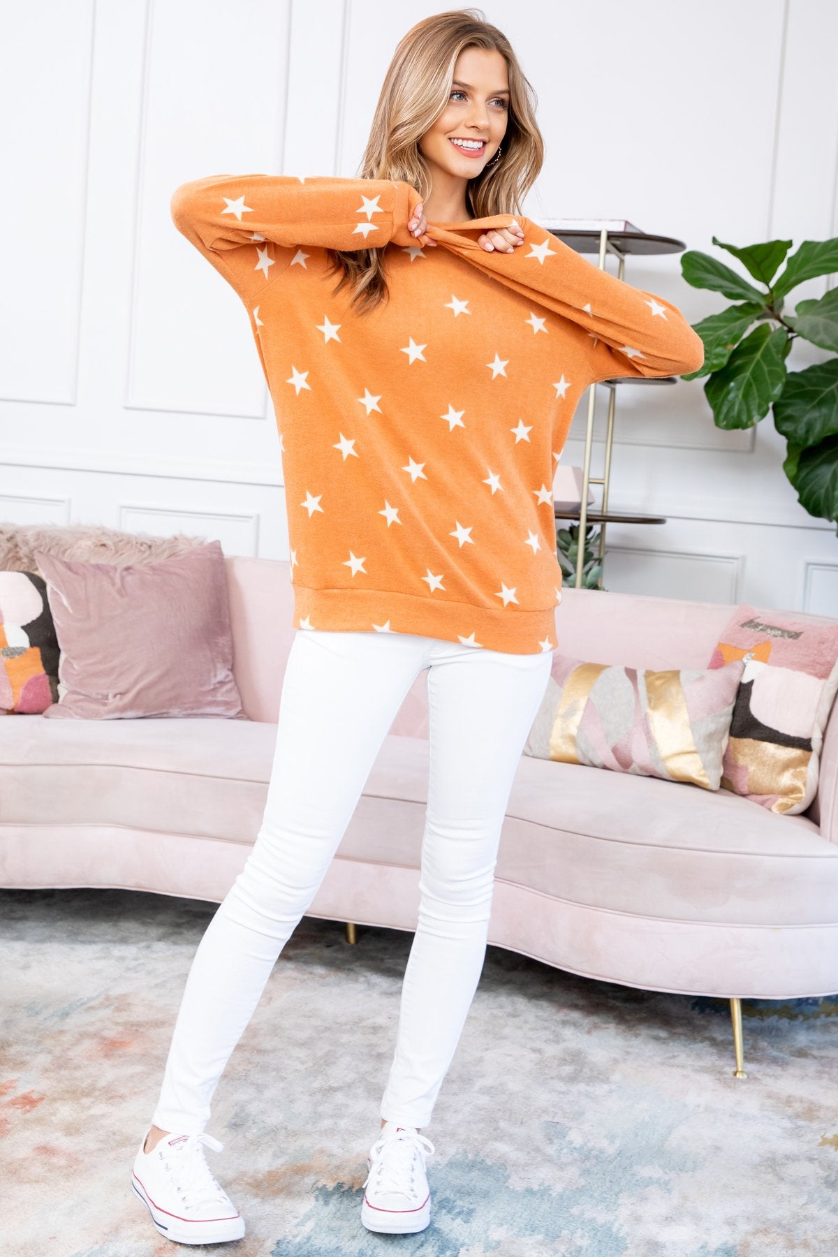 Print Long Sleeve Top