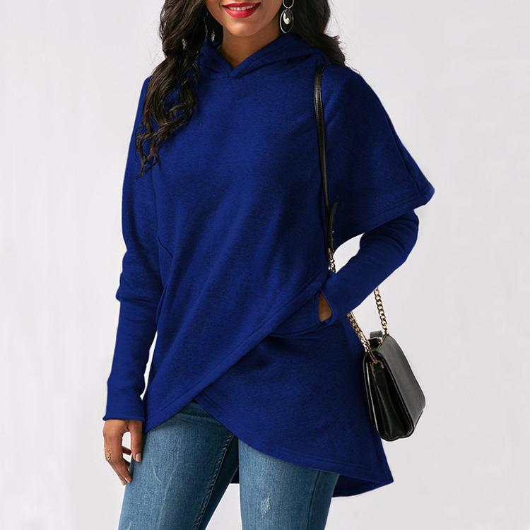 Women's plus size long sleeve pullover