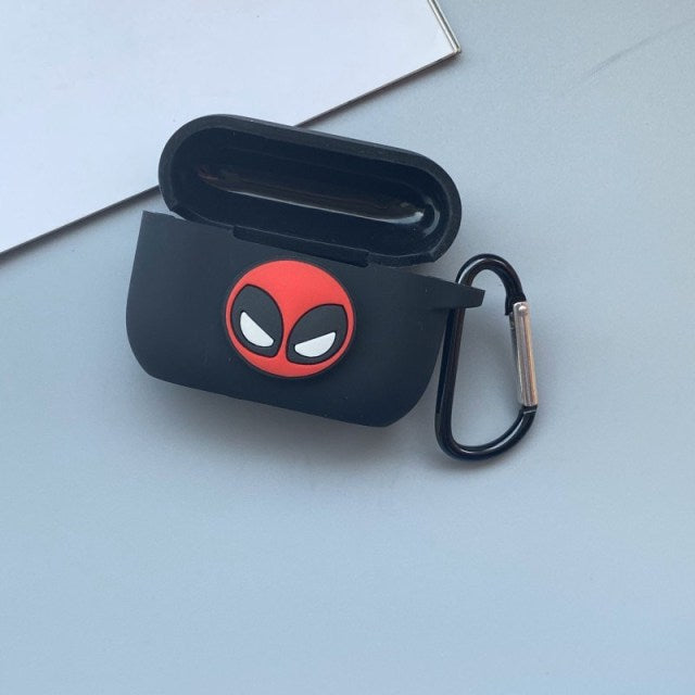 Cartoon Marvel Avengers Silicone Case For Airpods Pro 3 Bluetooth Earphone Case Headphone Box Protective Cover For Airpods Pro