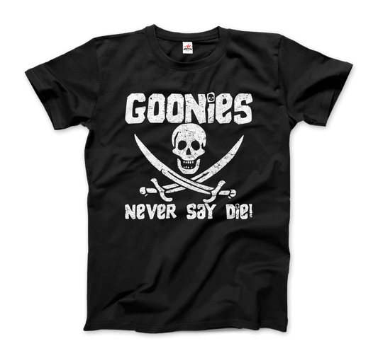 The Goonies Never Say Die Distressed Design T-Shirt