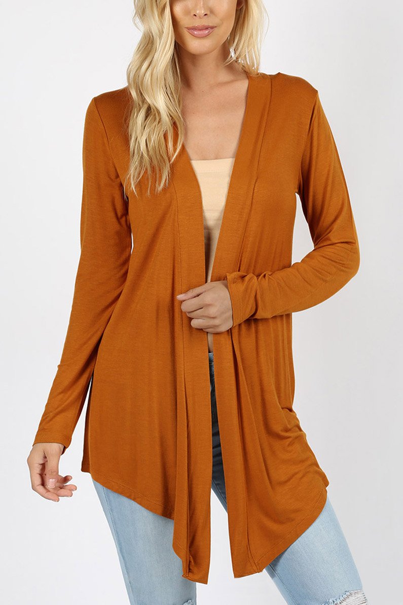 Drapey Open Front Cardigan