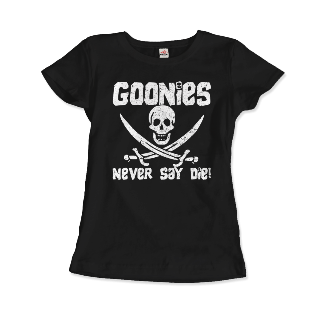 The Goonies Never Say Die Distressed Design T-Shirt