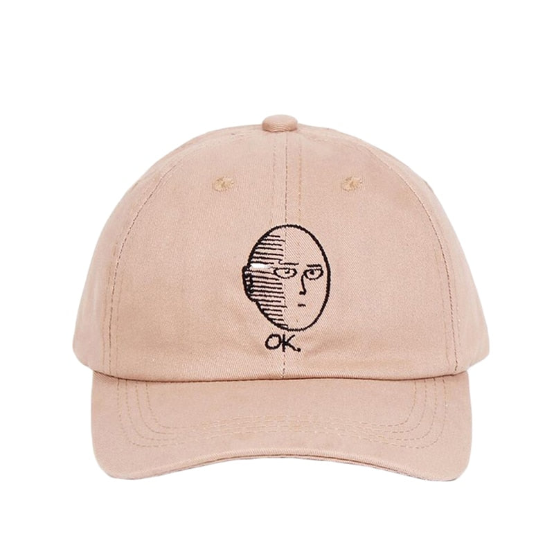 One Punch Man Dad Hat Anime Fan Embroidery Funny Hats For Women's Men Man Snapback Adjustable Unisex Leisure Baseball Cap TG0006