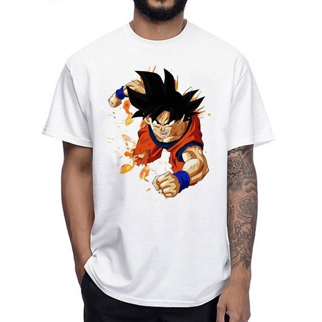 Dragon Ball T Shirt Super Saiyan Dragonball Z Dbz Son Goku Tshirt Japan Vegeta Anime T-shirt Men/Boy Tops Tee Shirt Dropship