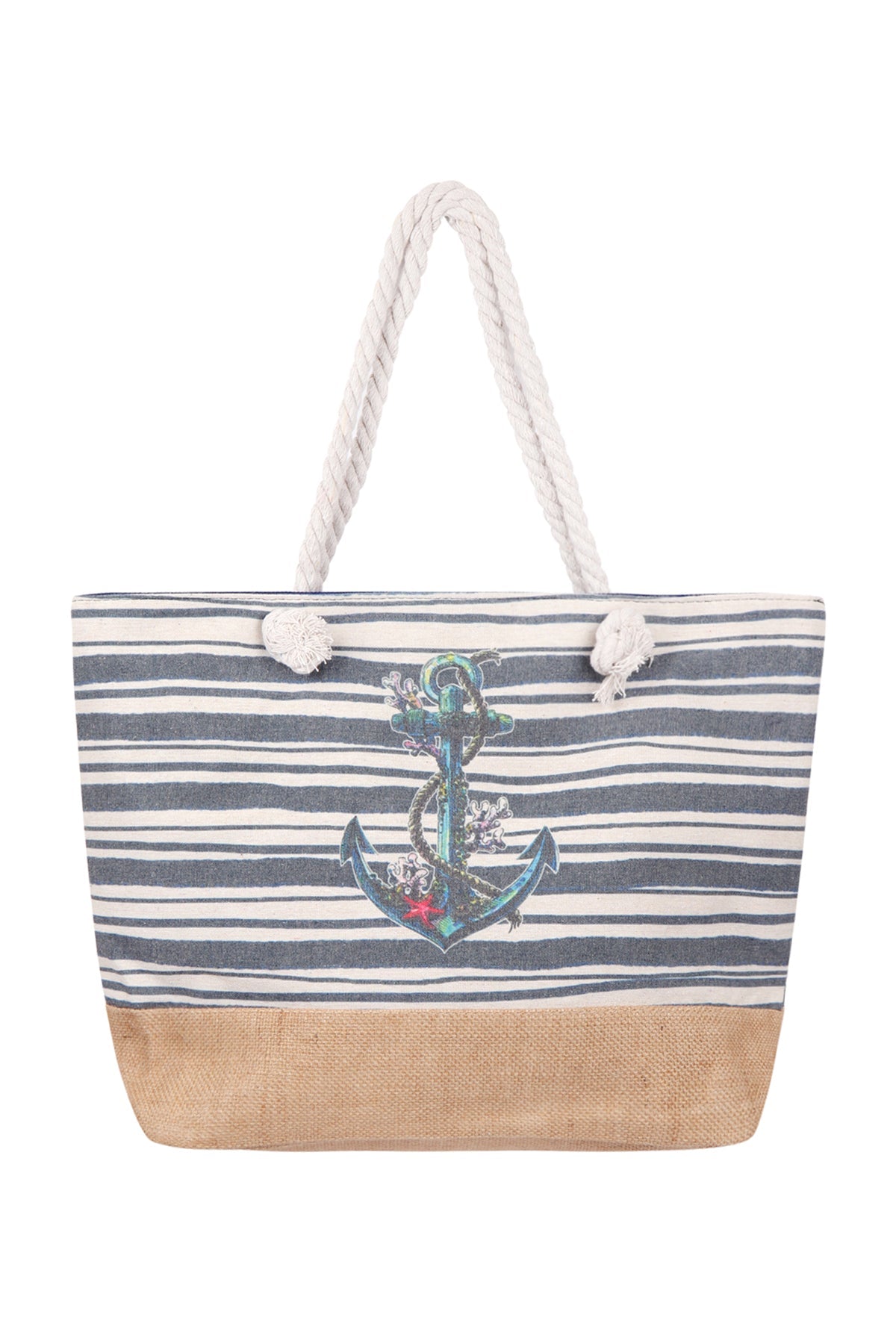 Fc0079 - Anchor Print Tote Bags