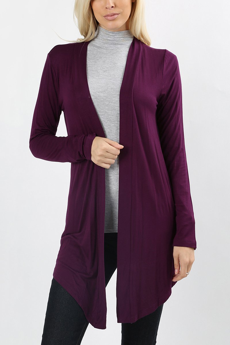 Drapey Open Front Cardigan