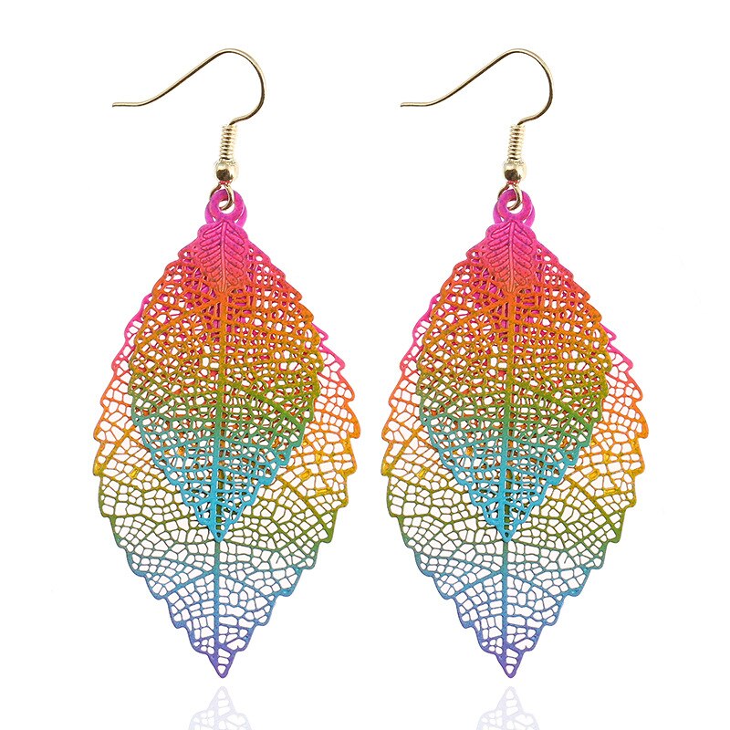 Vintage Leaves Drop Earrings