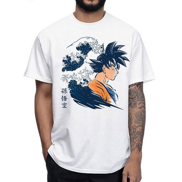 Dragon Ball T Shirt Super Saiyan Dragonball Z Dbz Son Goku Tshirt Japan Vegeta Anime T-shirt Men/Boy Tops Tee Shirt Dropship