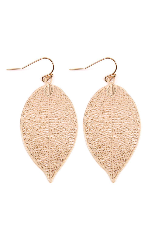 Leaf Filigree Earrings