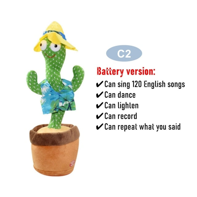 Dancing Cactus Electronic Plush Toys