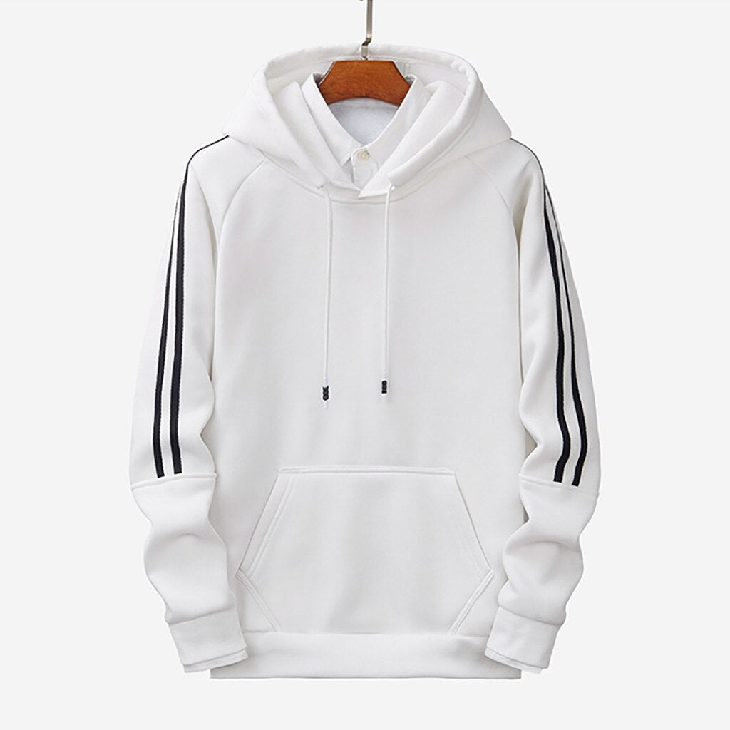 Stripe Stitching Comfortable Guards Hoodies