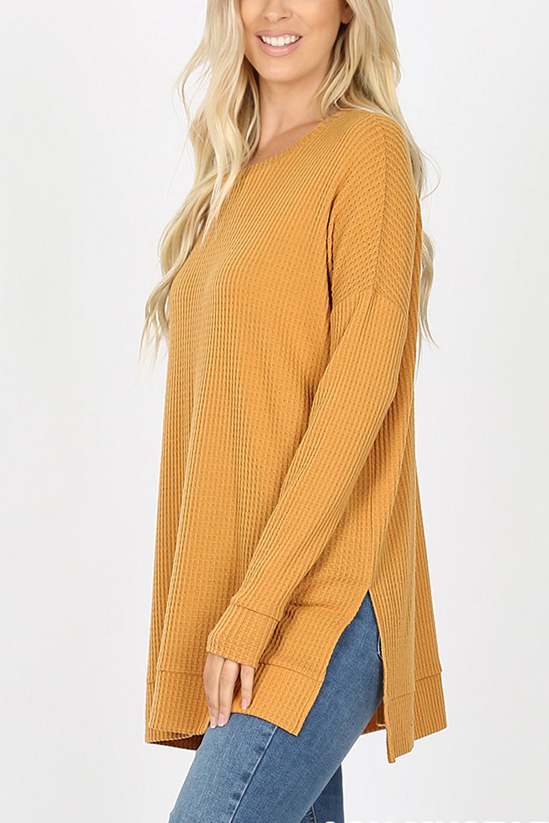 Brushed Thermal Waffle Sweater