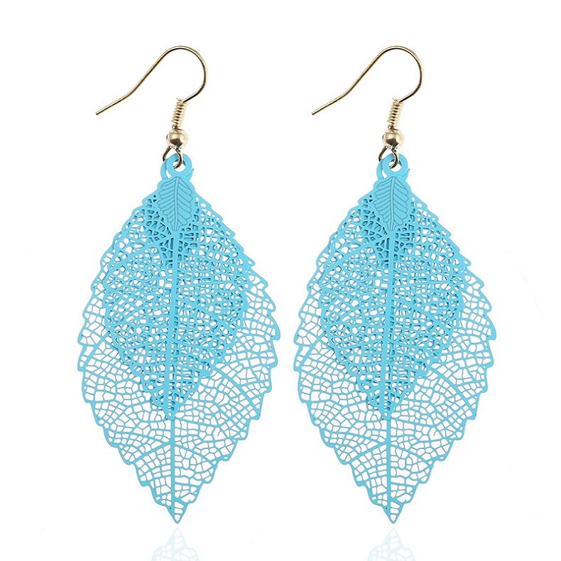 Vintage Leaves Drop Earrings