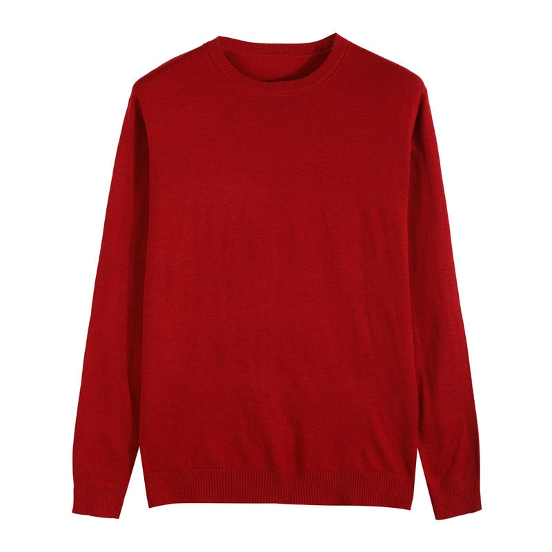 Men's Casual Slim-Fit Knit Sweater