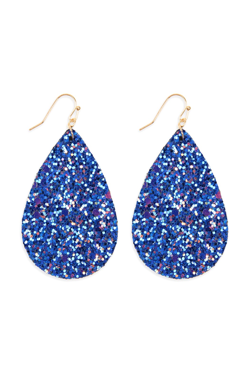 Hde2560 - Sequin Teardrop Earrings