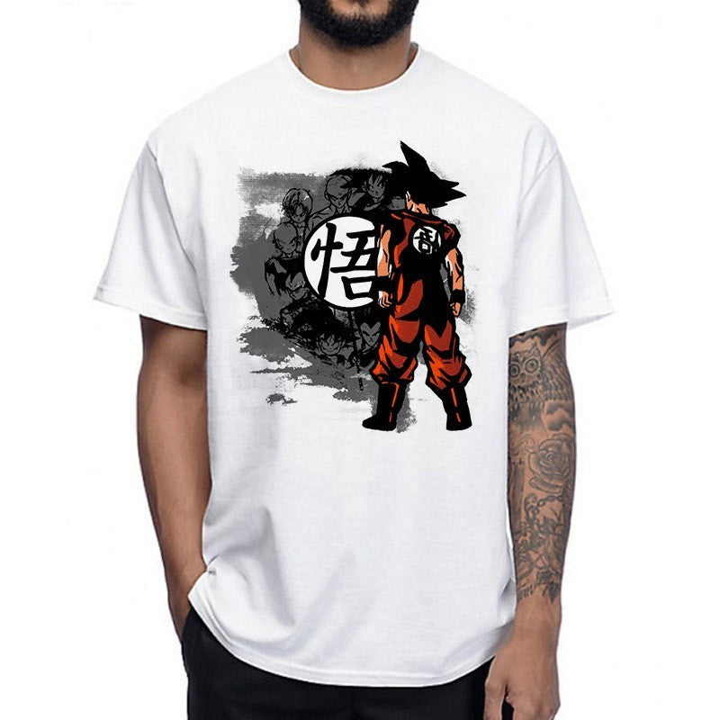 Dragon Ball T Shirt Super Saiyan Dragonball Z Dbz Son Goku Tshirt Japan Vegeta Anime T-shirt Men/Boy Tops Tee Shirt Dropship