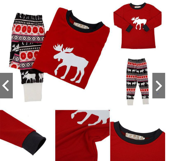 Family Christmas Pajamas Set