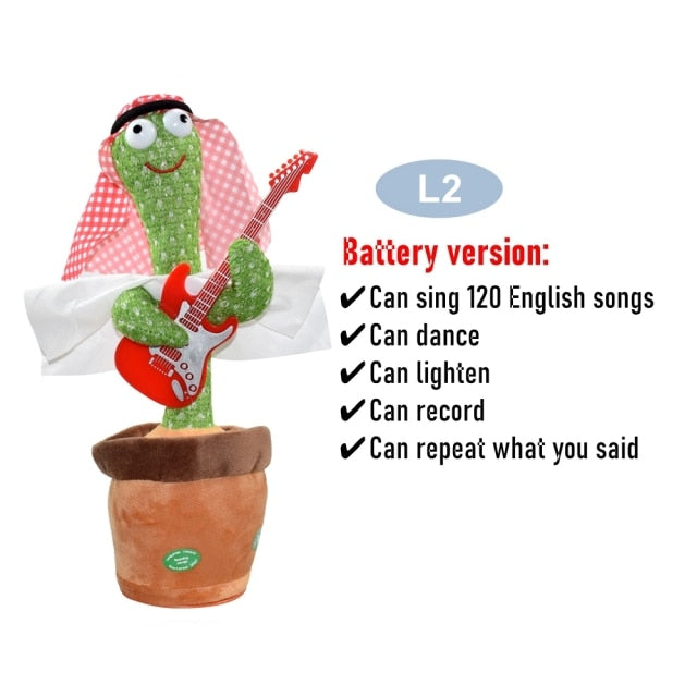 Dancing Cactus Electronic Plush Toys