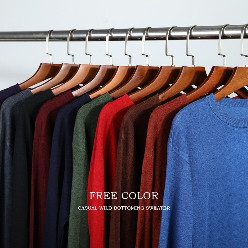 Men's Casual Slim-Fit Knit Sweater