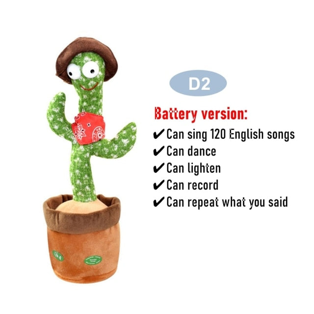 Dancing Cactus Electronic Plush Toys