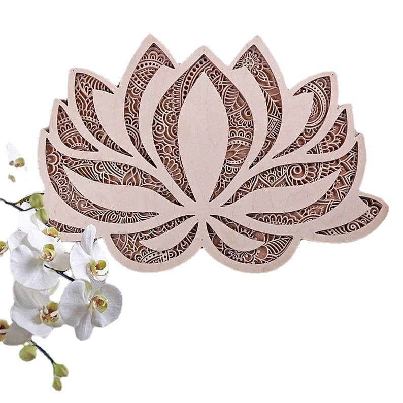 Lotus Flower Wall Hanging Light