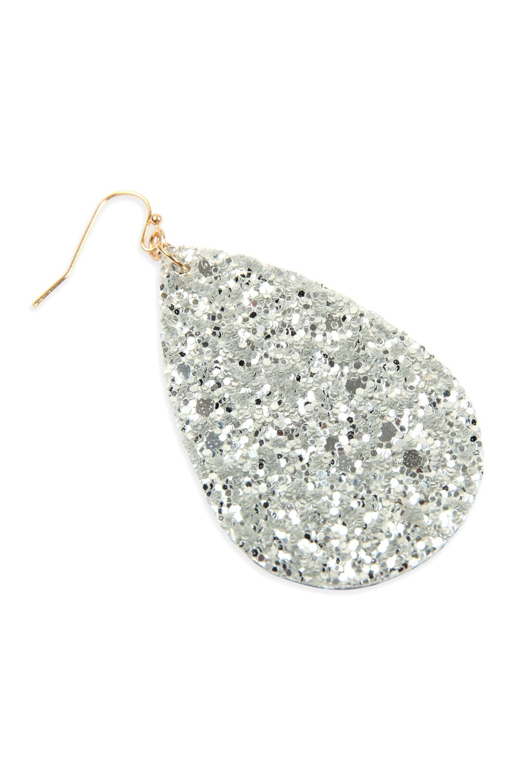 Hde2560 - Sequin Teardrop Earrings