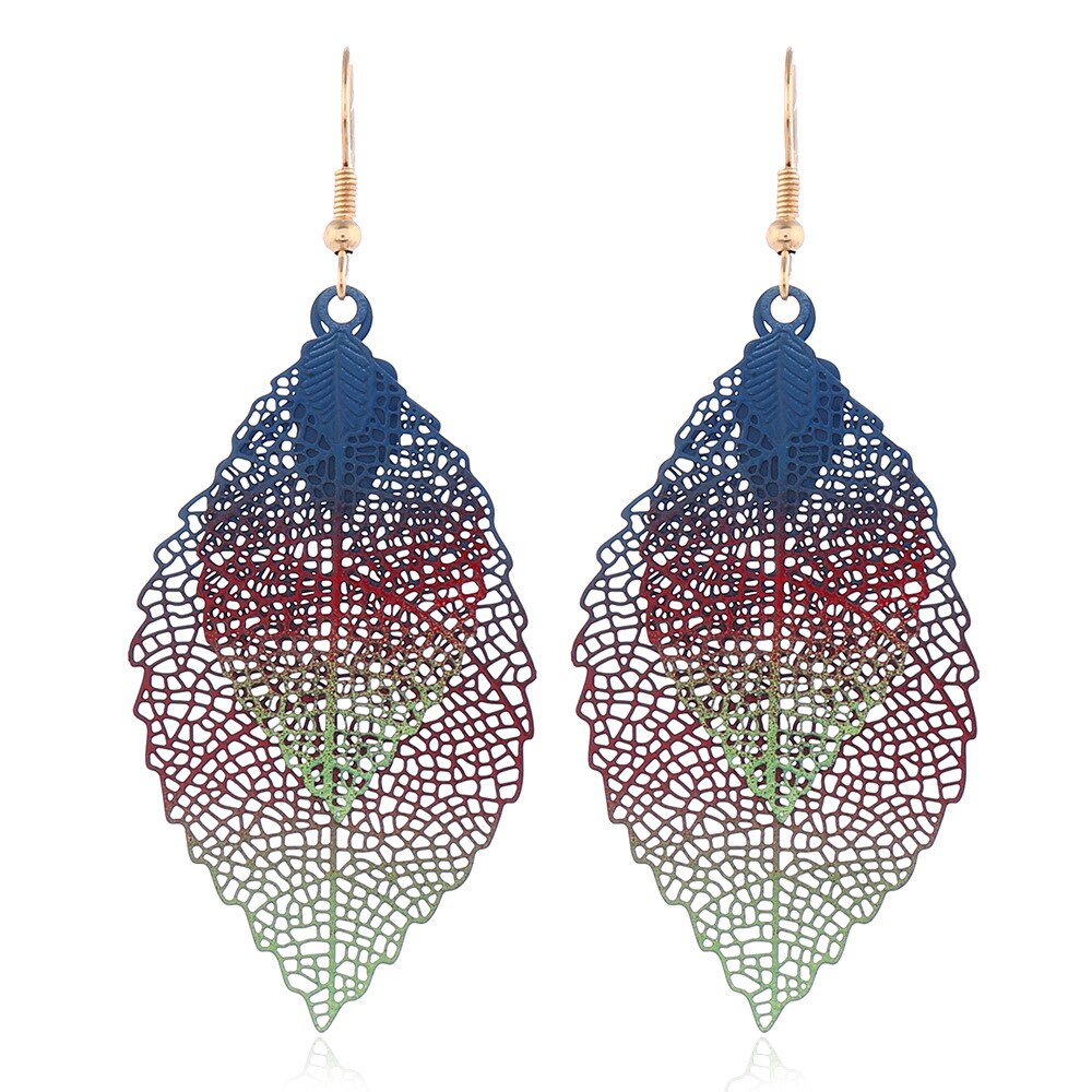 Vintage Leaves Drop Earrings