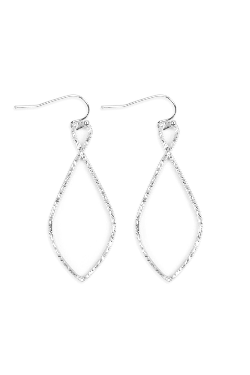 Hde2648 - Cast Christian Symbol Hook Drop Earrings