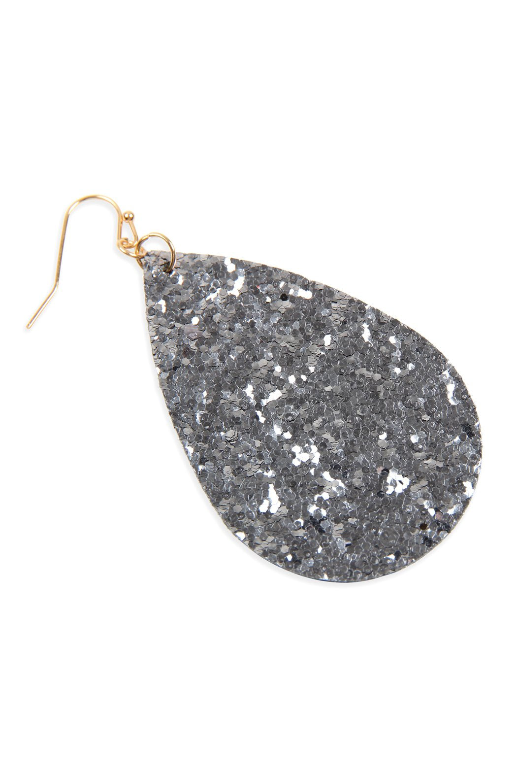 Hde2560 - Sequin Teardrop Earrings