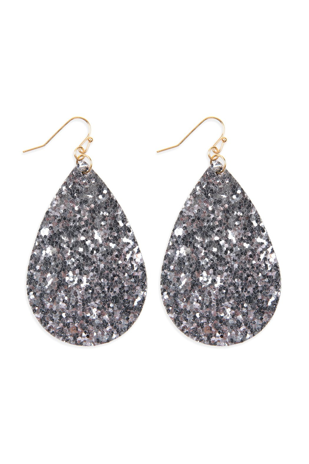 Hde2560 - Sequin Teardrop Earrings