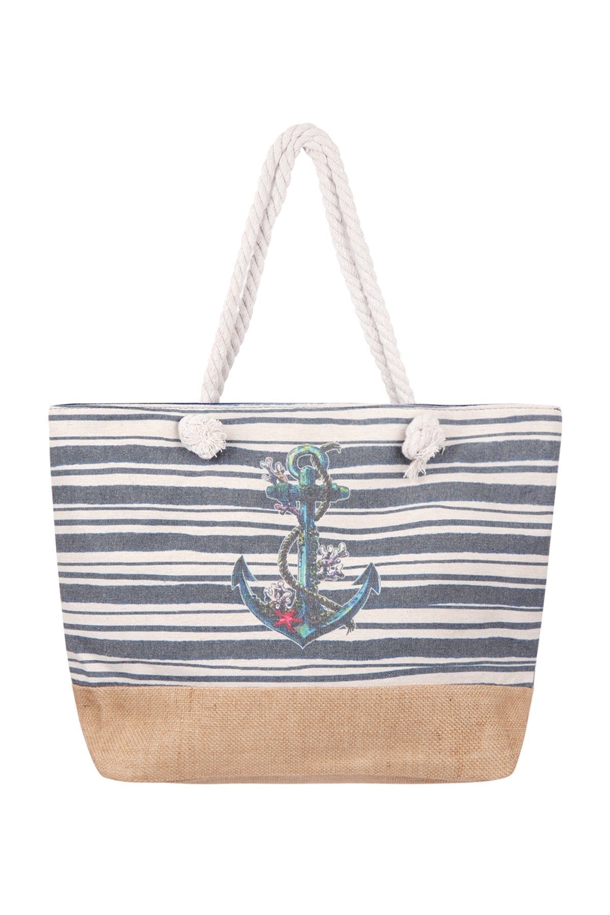 Fc0079 - Anchor Print Tote Bags