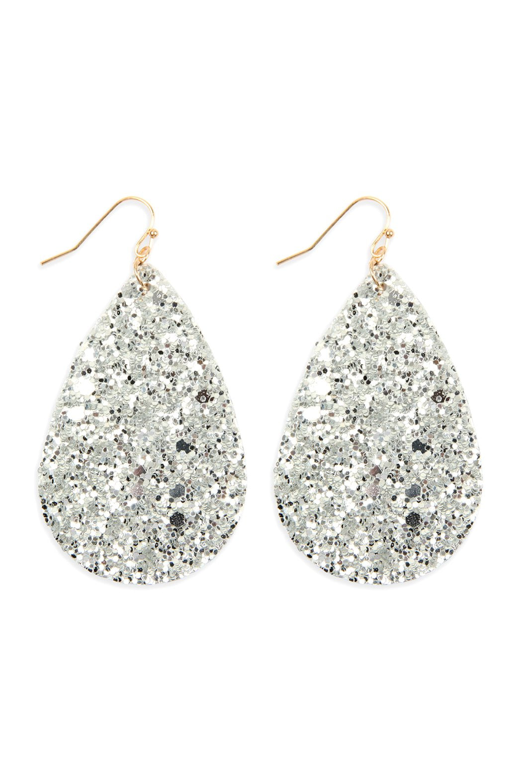 Hde2560 - Sequin Teardrop Earrings