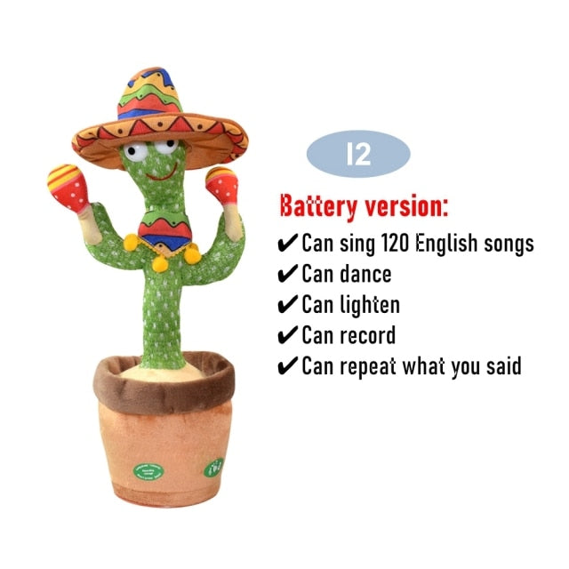 Dancing Cactus Electronic Plush Toys