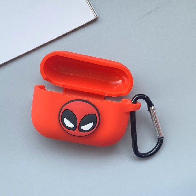 Cartoon Marvel Avengers Silicone Case For Airpods Pro 3 Bluetooth Earphone Case Headphone Box Protective Cover For Airpods Pro