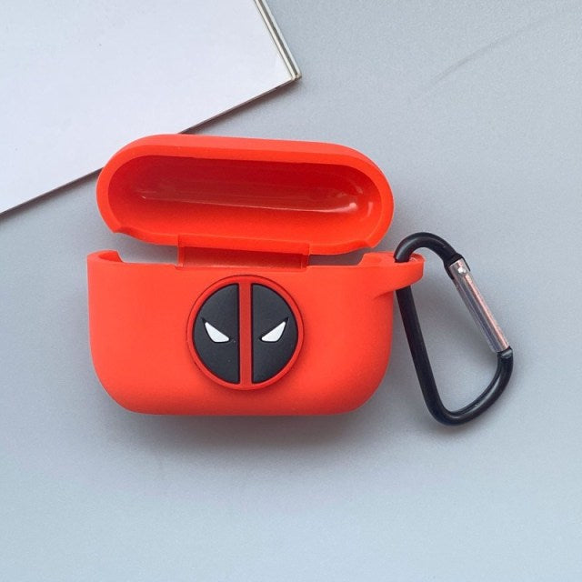 Cartoon Marvel Avengers Silicone Case For Airpods Pro 3 Bluetooth Earphone Case Headphone Box Protective Cover For Airpods Pro