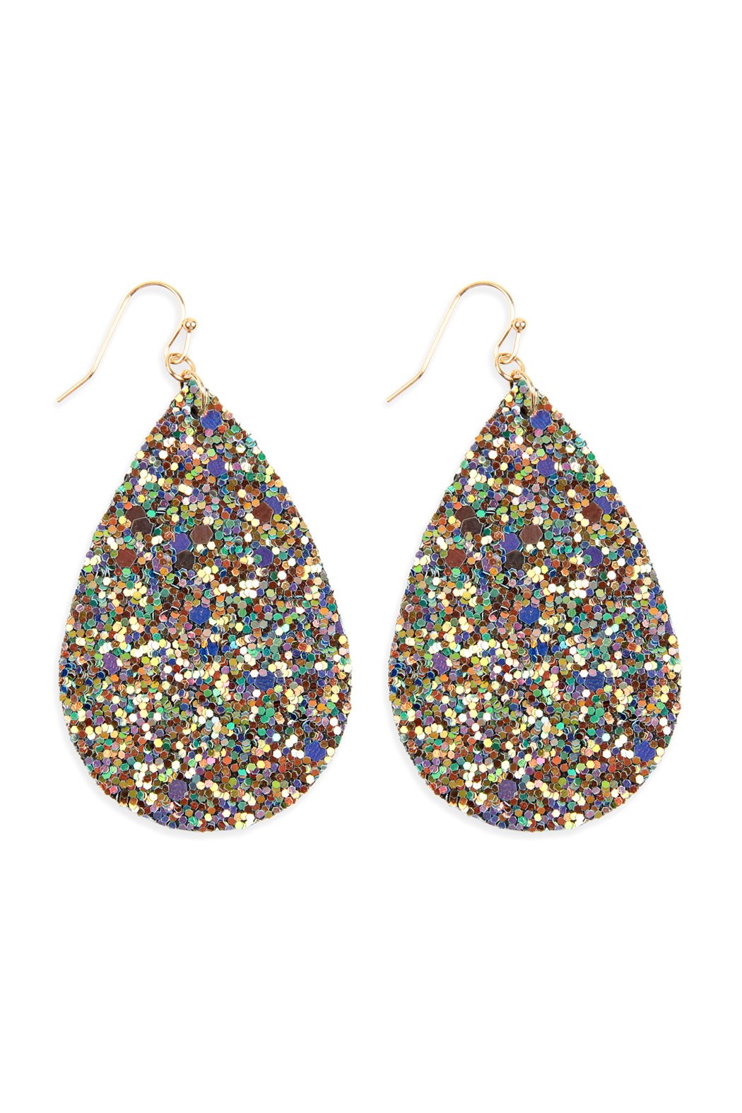 Hde2560 - Sequin Teardrop Earrings