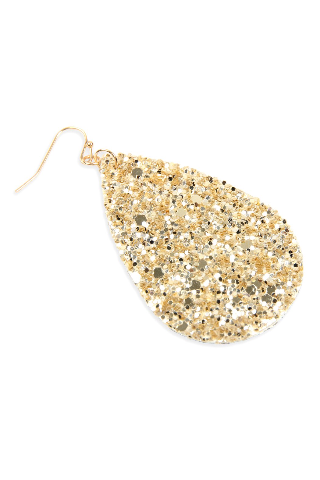 Hde2560 - Sequin Teardrop Earrings