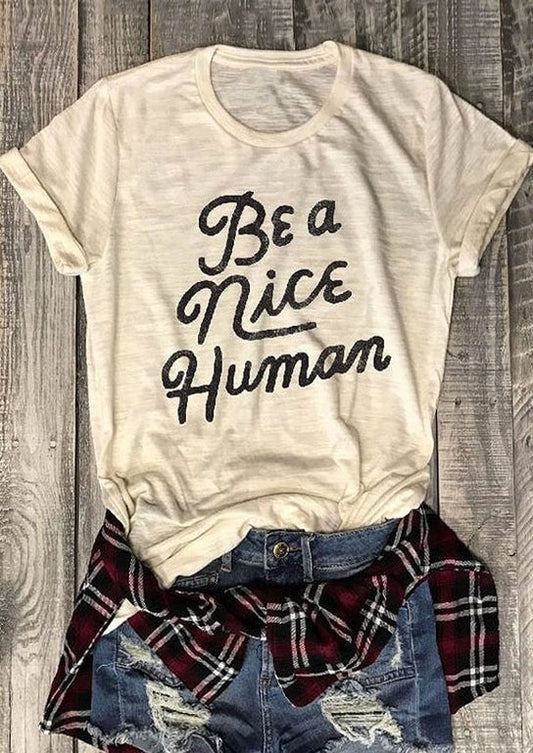 A Nice Human T-Shirt for Women