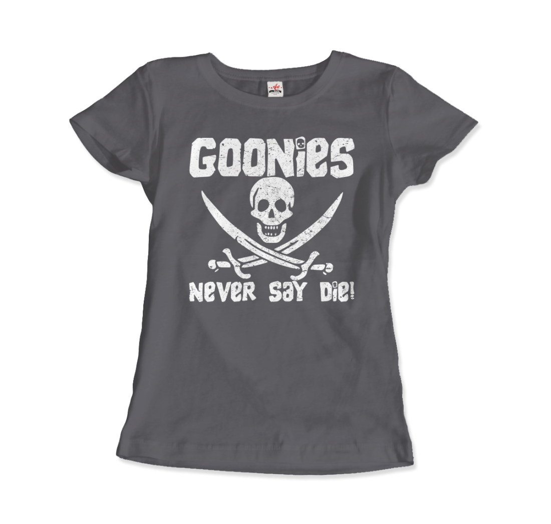 The Goonies Never Say Die Distressed Design T-Shirt