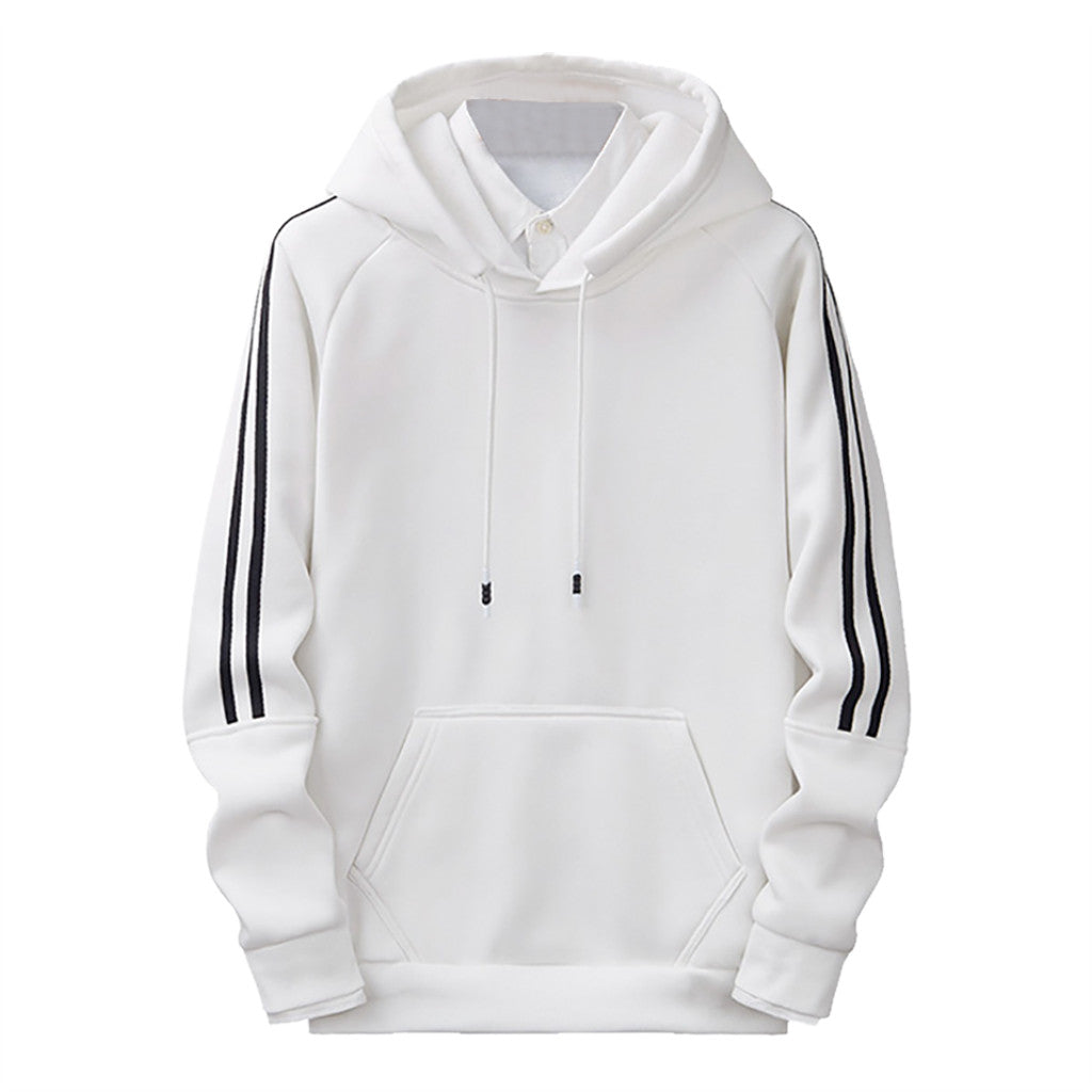 Stripe Stitching Comfortable Guards Hoodies